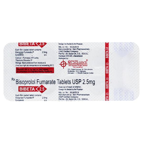 Nebibeta 2.5mg Tablet 10'S - Hypertension-Bet