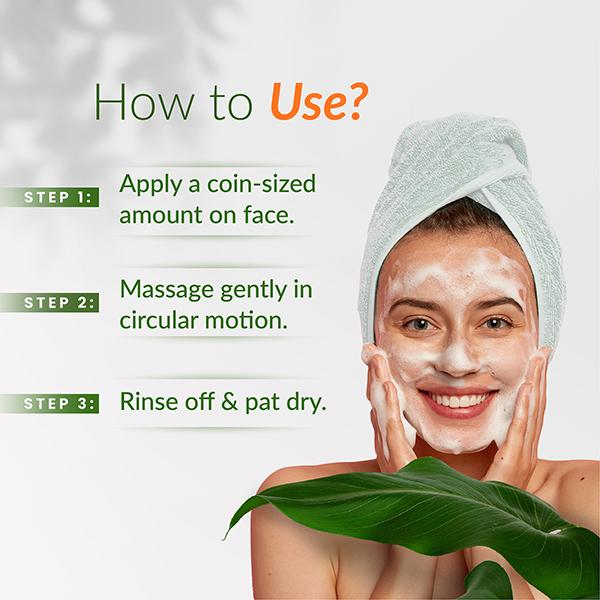 Lotus Botanicals Papaya & Vitamin E Insta Glow Exfoliating Facewash Face Wash 100 ml - Face Washes