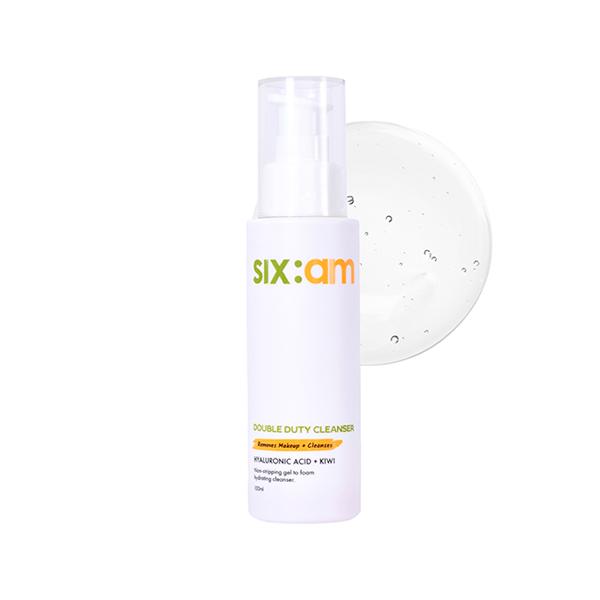 Sixam Glow Double Duty Cleanser, Gel To Foam Brightening Cleanser 100 ml