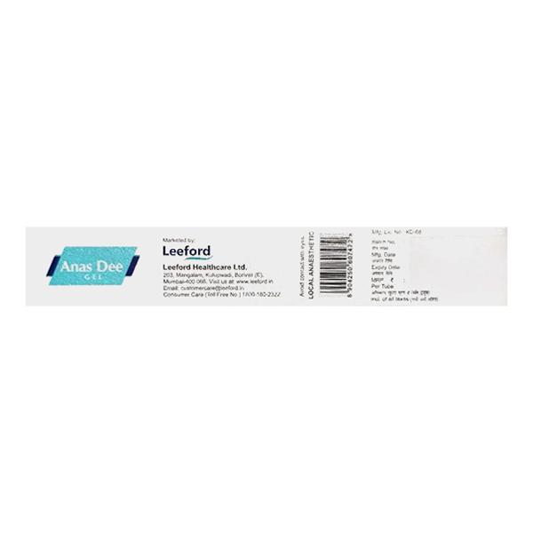 Anas Dee Gel 30gm - Anaesthesia - Local-Ana
