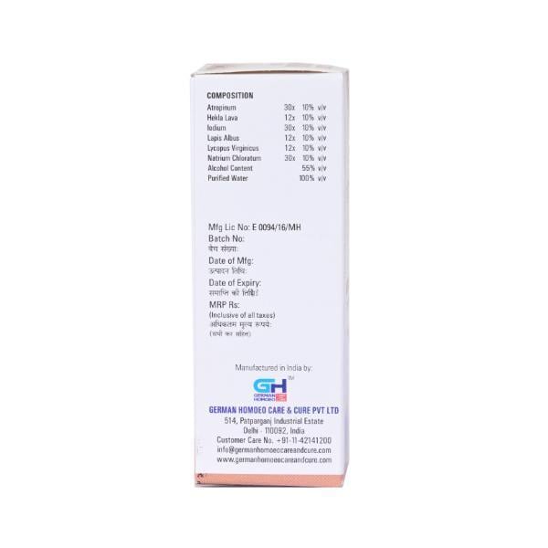 German's 548 Thyroid Drops 30 ml - Homeopathic Drops