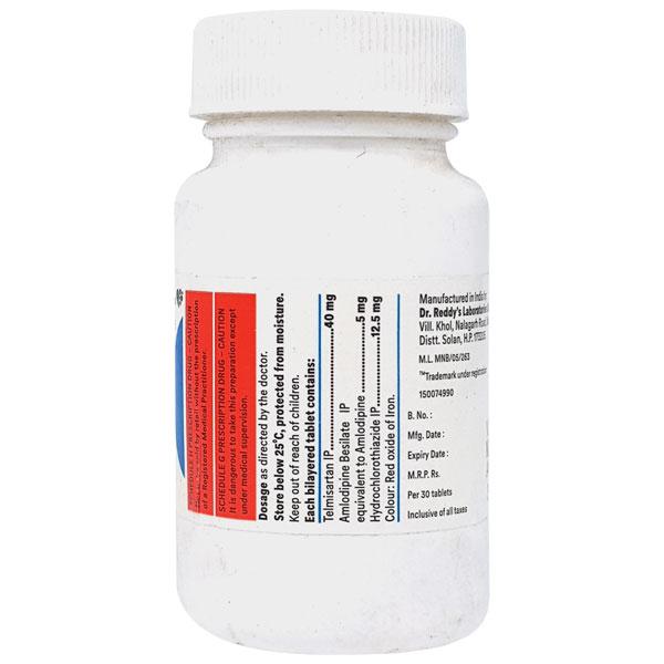 Telsartan Trio Tablet 30'S - Hypertension-Ang