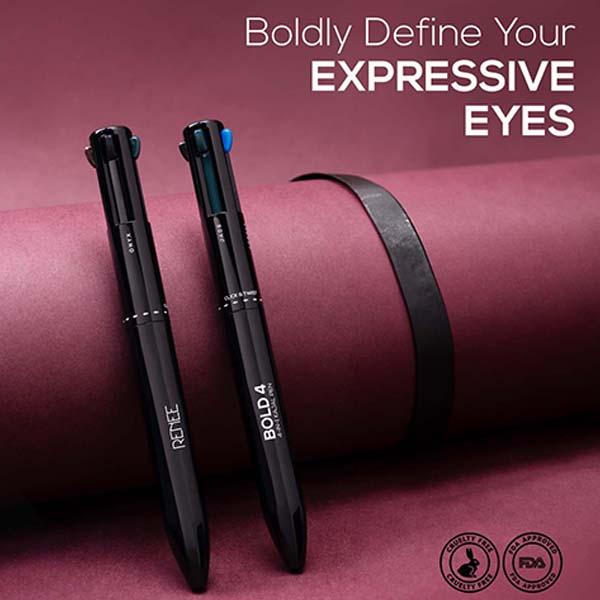 RENEE Bold 4 4-IN-1 Kajal 0.4 gm - Kajal & Kohls