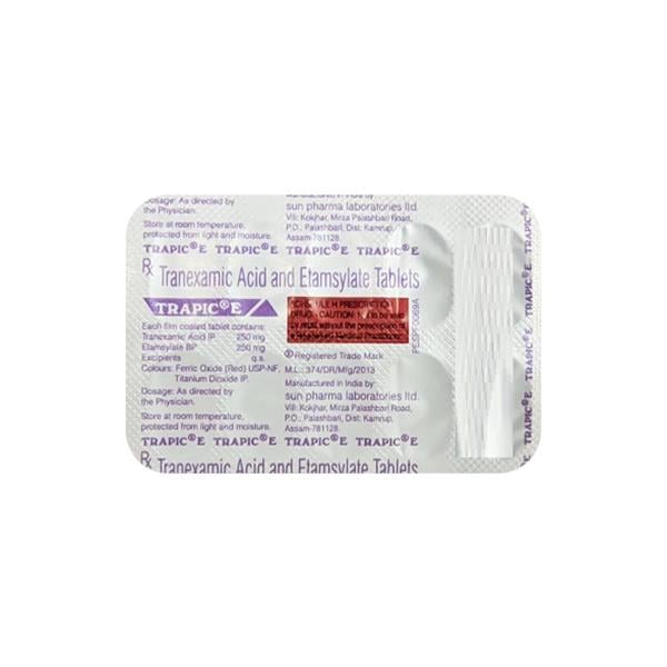 Trapic E Tablet 10'S - Bleeding Disorders-Hae