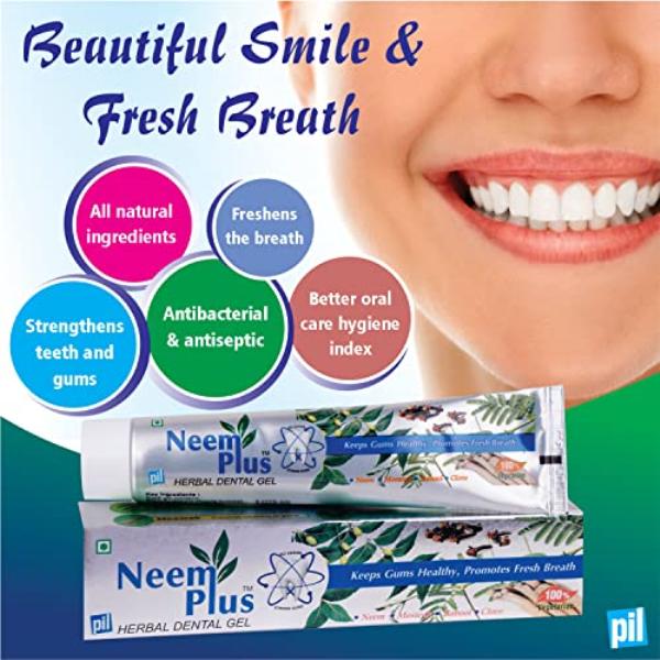 Neem Plus Herbal Dental Gel (Pack Of 2 X 100 g) 1's - Toothpaste