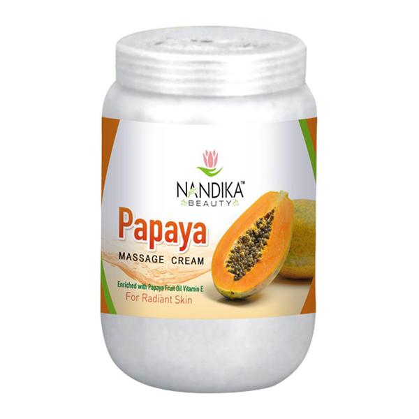 Netmeds | Nandika Beauty Face Massage Cream - Papaya Massage 800 gm