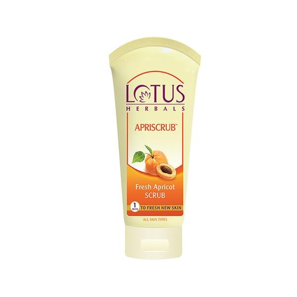 Netmeds | Lotus Herbals Apriscrub Fresh Apricot Scrub 100 gm