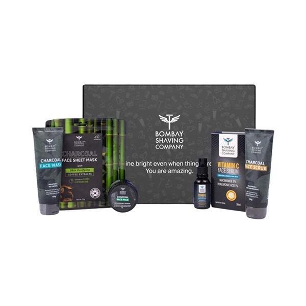 Netmeds | Bombay Shaving Company Charcoal De Tan and Glow Kit 500 gm