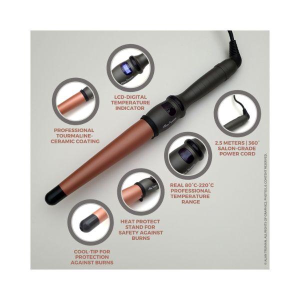 Alan Truman Gold Ceramic Wand - Large 1's - Rollers & Curlers