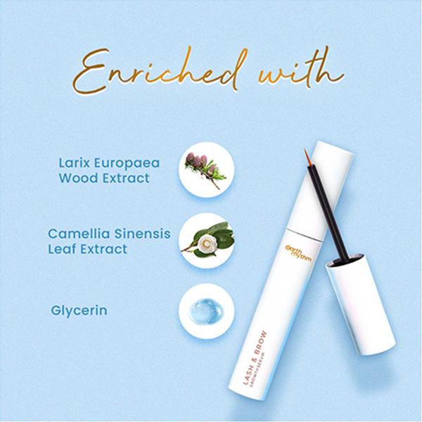 Earth Rhythm Lash and Brow Growth Serum 8 ml - Under Eye Creams & Serums