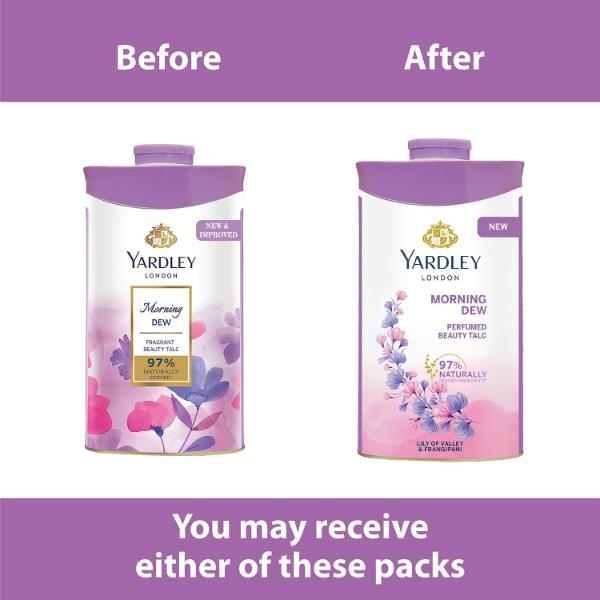 Yardley London Perfumed Talc - Morning Dew 50 g - Talcum Powders