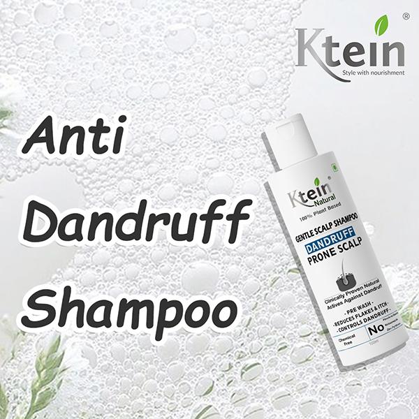 Ktein Natural 100% Plant Based Anti Dandruff Shampoo 100 ml - Shampoos