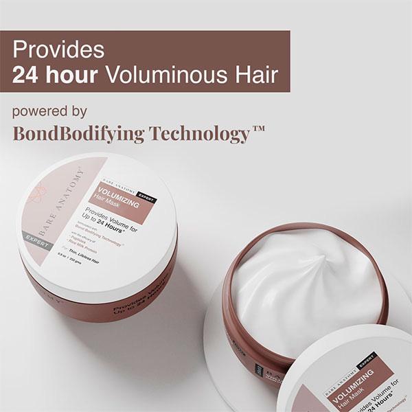 Bare Anatomy Expert Volumizing Hair Mask 250 gm - Hair Masks & Packs