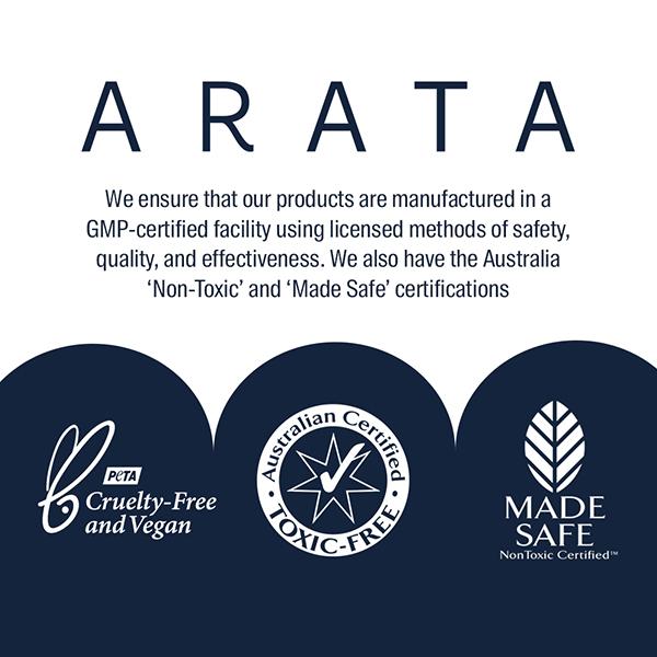 Arata Natural Face Wash and Toothpaste Combo 50ml each 1's - Face Washes