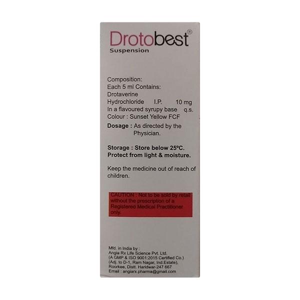 DROTOBEST DELICIOUS MANGO FLAVOUR Suspension 60ml - Muscle Spasm-Ant
