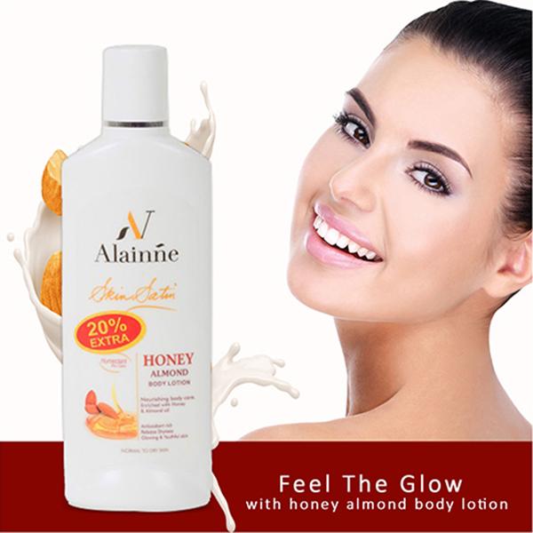 Alainne Skin Satin Honey Almond Body Lotion 120 ml - Creams/Oils/Lotions