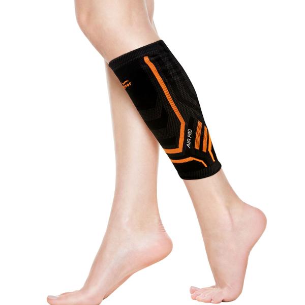 Tynor Calf and Shin Support Air Pro - Black & Orange (L) 1's - Knee/Leg Supports