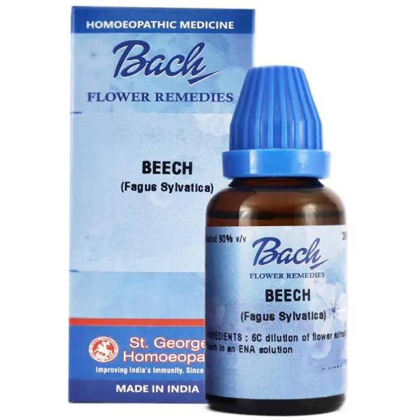 St. George's Bach Flower Beech 6 CH 30 ml - Bach Flower
