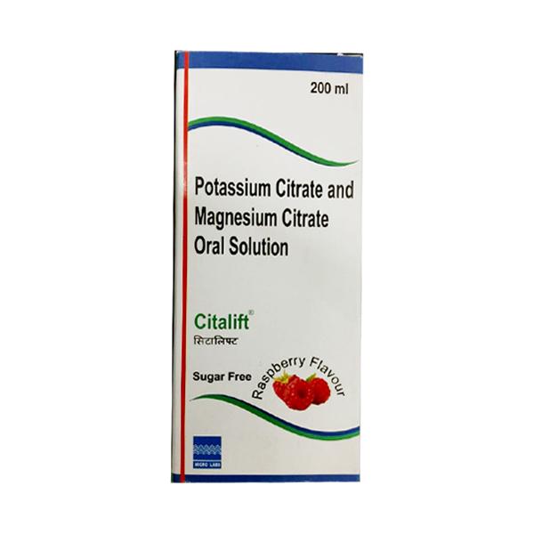 Citalift Sugar Free Raspberry Flavour Oral Solution 200ml