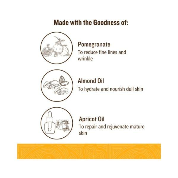 SoulTree Anti-Aging Face Oil with Pomegranate, Almond & Apricot Oils 30 ml - Face Oils