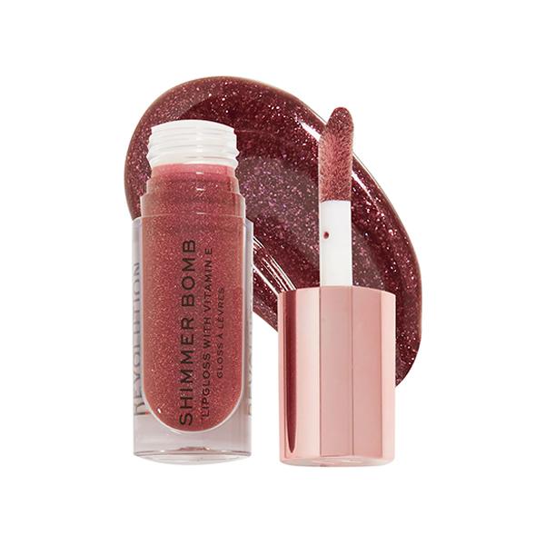 Revolution Shimmer Bomb Lustre Brown 4.5 ml - Lip Glosses