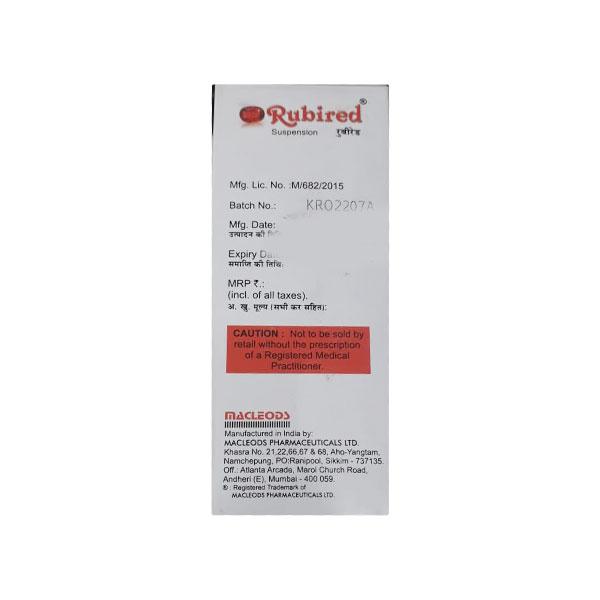 RUBIRED Suspension 200ml - Iron Supplement/Anaemia-Vma