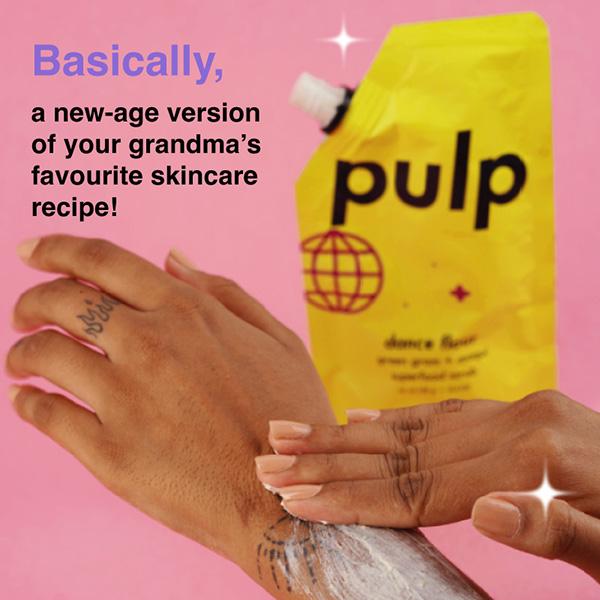 Pulp Cosmetics Dance Flour Scrub 100 gm - Scrubs & Exfoliants