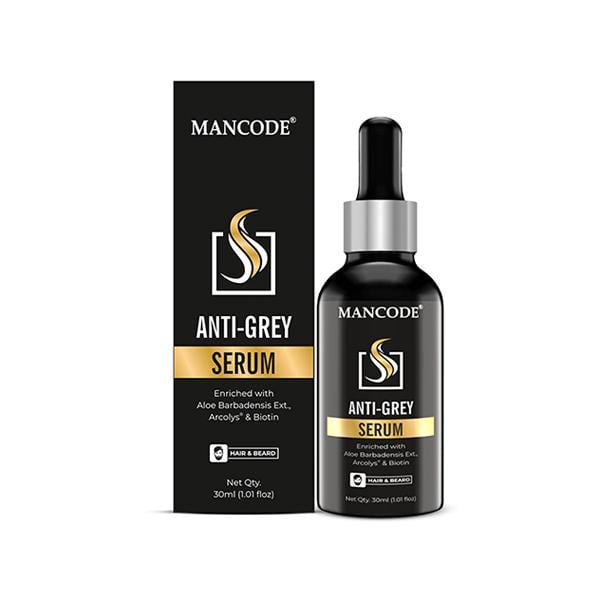 Netmeds | Mancode Anti Grey Hair & Beard Serum 30 ml