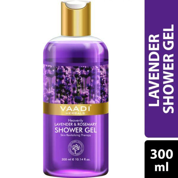 Netmeds | Vaadi Herbals Shower Gel - Heavenly Lavender & Rosemarry 300 ml