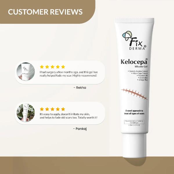 Fixderma Kelocepa Silicone Gel 25 ml - Face Gels