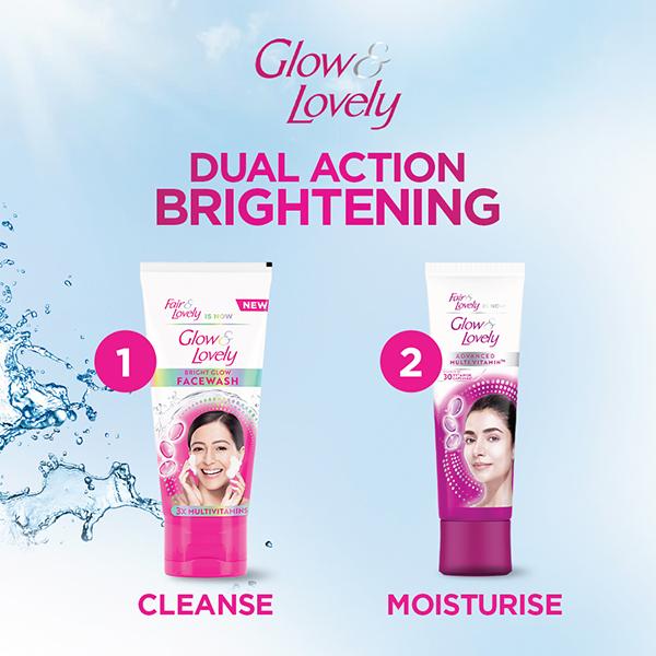 Glow & Lovely Bright Glow Facewash 100 gm - Face Washes