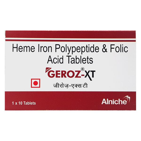 GEROZ XT NEW Tablet 10's - Iron Supplement/Anaemia-Vma