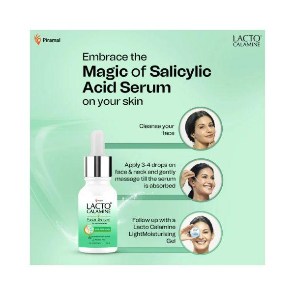 Lacto Calamine 2% Salicylic acid face serum 30ml 1's - Face Mists