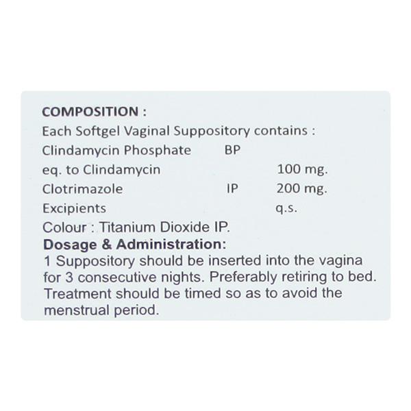 SHECAN CL VAGINAL Suppositories 3's - Vaginal Conditions-Ant