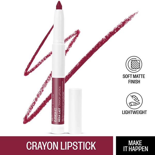 Netmeds | INSIGHT COSMETICS MEGA LAST CRAYON LIPSTICK-MAKE IT HAPPEN (16) 1's