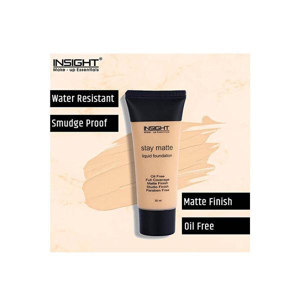 Insight Cosmetics Make Up Essentials Stay Matte Liquid Foundation - 02 Rose Beige 30ml - Foundation