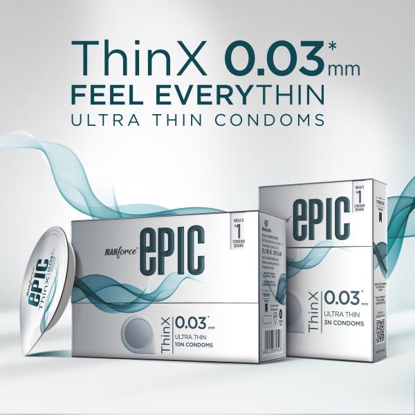 Manforce Epic Thinx Ultra thin Condoms 10's - Plain/Flavoured Condoms
