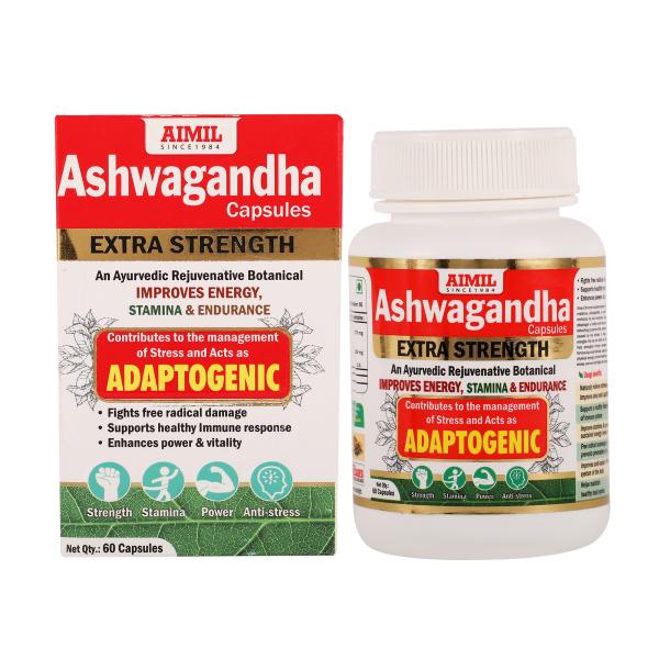 Netmeds | Aimil Ashwagandha Capsules 60's