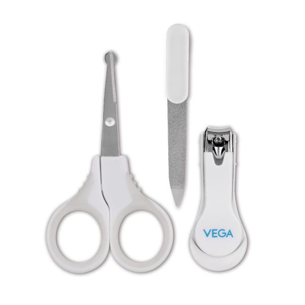 Netmeds | Vega Baby & Mom Nail Scissors, Clipper, Filer Set & BPA Free 1's
