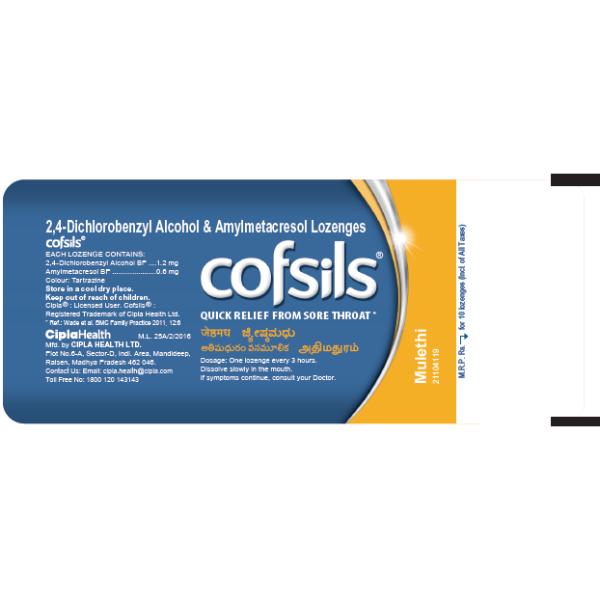 Netmeds | Cofsils Lozenges - Mulethi 10's
