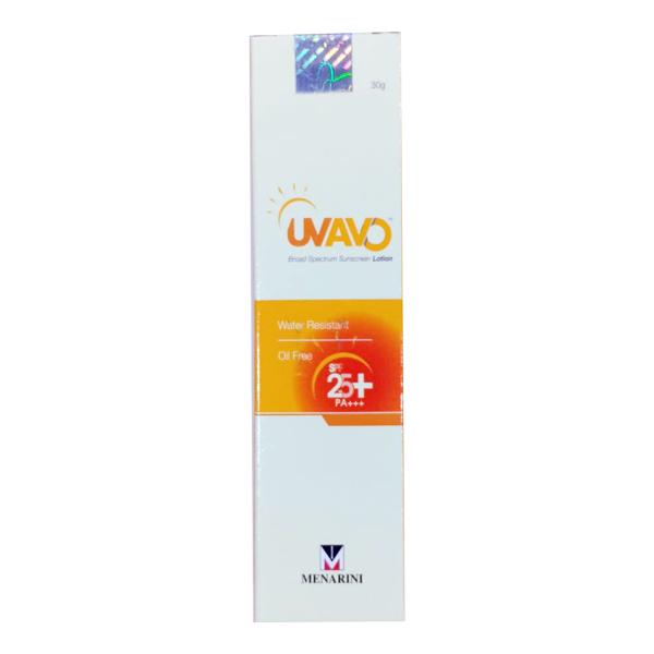 UVAVO SUNSCREEN SPF25+ PA+++ Lotion 30gm - Sunscreen Preparations-Emo