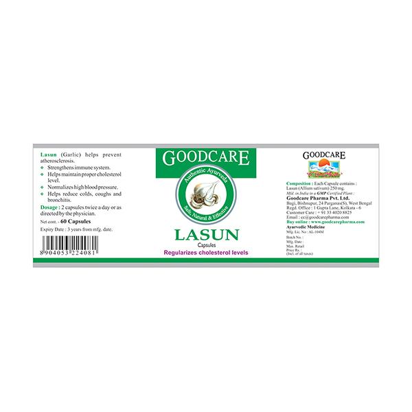 Goodcare Lasun Capsule 60's - Pure Herbs