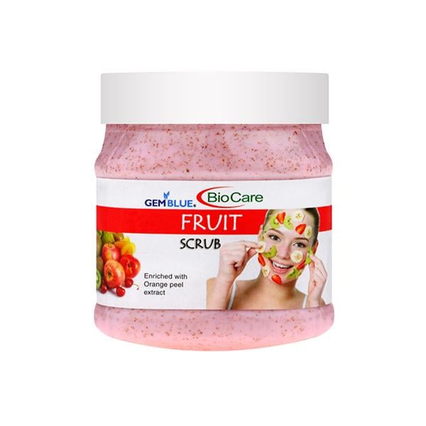 Gemblue Biocare Fruit Face and Body Scrub 500 ml - Scrubs & Exfoliants