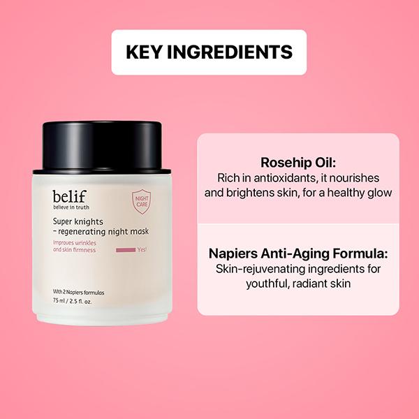Belif Super Knights - Regenerating Mask 75 ml - Masks & Peels