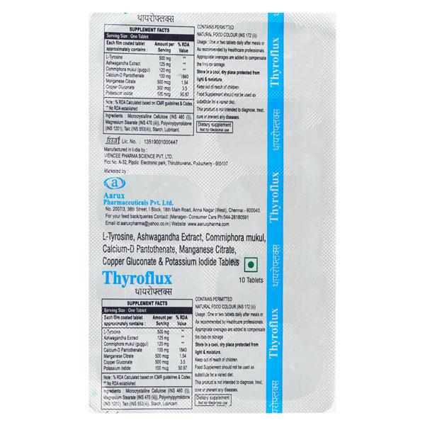 THYROFLUX Tablet 10's - Supplements-Vam