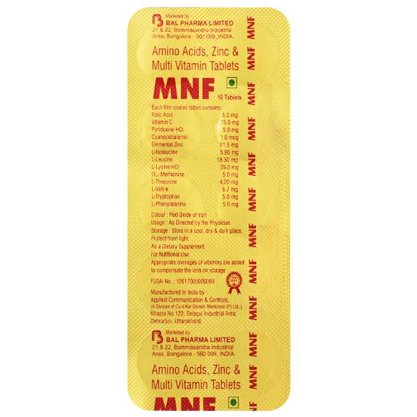 MNF Tablet 10'S - Supplements-Vit