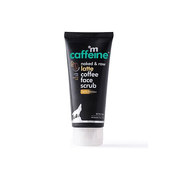 Netmeds | mCaffeine Milky Brew Coffee Face Scrub 24Hr Moisturization with Almond Milk for All Skin Types 75gm