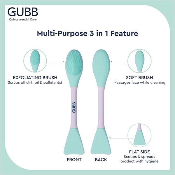 GUBB Multipurpose Silicone Brush 70 gm - Face Brush