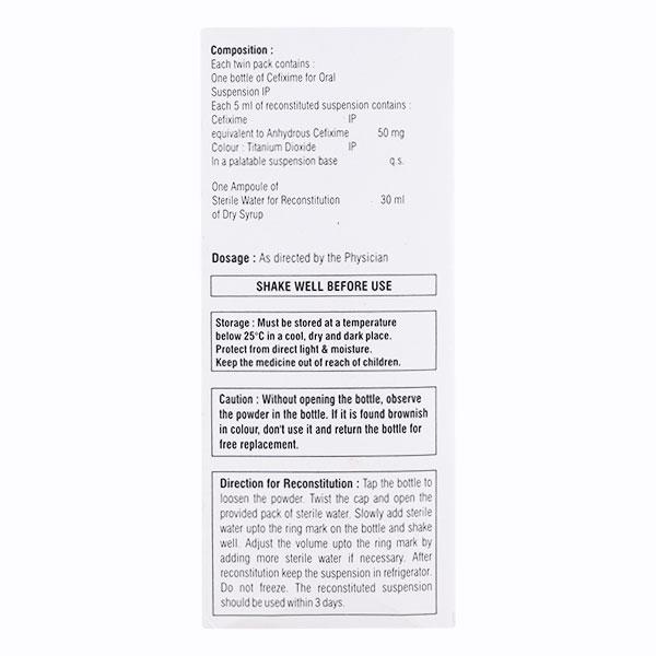 HHCEFI 50 Dry Syrup 30ml - Bacterial Infections-Cep