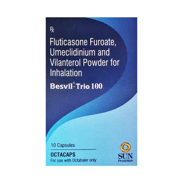 BESVIL TRIO 100 Capsule 10's - Asthma/COPD-Ast